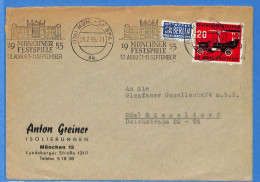 Allemagne Republique Federale 1955 - Lettre De Munchen - G30944 - Storia Postale