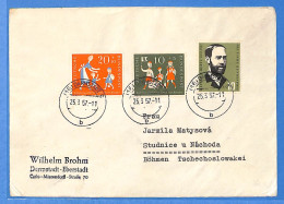 Allemagne Republique Federale 1957 - Lettre De Darmstadt - G30938 - Briefe U. Dokumente