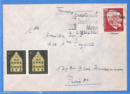 Allemagne Republique Federale 1957 - Lettre De Frankfurt - G30930 - Cartas & Documentos