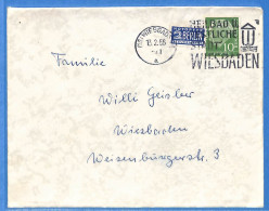 Allemagne Republique Federale 1956 - Lettre De Wiesbaden - G30932 - Briefe U. Dokumente