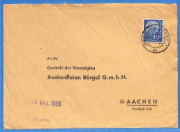 Allemagne Republique Federale 1959 - Lettre De Dusseldorf - G30919 - Cartas & Documentos