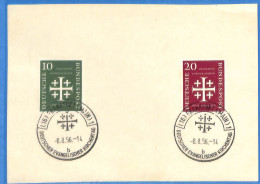 Allemagne Republique Federale 1956 - Carte Postale De Frankfurt - G30911 - Storia Postale