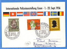 Allemagne Republique Federale 1956 - Carte Postale De Essen - G30894 - Lettres & Documents