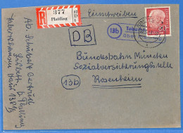 Allemagne Republique Federale 1957 - Lettre Einschreiben De Platting - G30882 - Cartas & Documentos