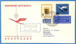 Allemagne Republique Federale 1955 - Lettre Par Avion De Stuttgart - G30866 - Cartas & Documentos