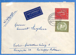 Allemagne Republique Federale 1955 - Lettre Par Avion De Budesheim - G30873 - Covers & Documents