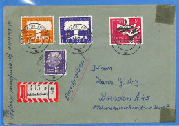 Allemagne Republique Federale 1957 - Lettre Einschreiben De Sulzbach - G30877 - Brieven En Documenten