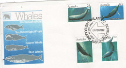 Australia 1982 ,  FDC - Whales