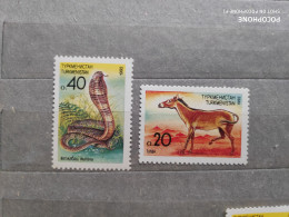 1992	Turkmenistan	Animals (F83) - Turkménistan