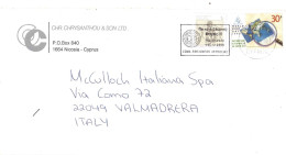 LETTERA PER ITALIA CON ANNULLO TARGHETTA - Covers & Documents