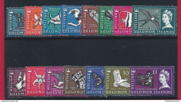 1965 BRITISH SOLOMON, SG 112/126 15 Valori MNH** - Autres & Non Classés