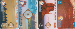 A17 - 4 CARTES PREPAYEES Pour 1 Euro - Other & Unclassified