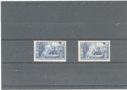 VARIÉTÉ -N°307 N* -LA MANSARDE- TRACES D'ESSUYAGE - Unused Stamps