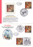 CHRISTMAS X2 COVERS FDC 2000 AUSTRIA - Christmas