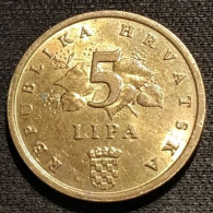 CROATIE - CROATIA - 5 LIPA 1993 ( Hrast Luznjak ) - KM 5 - Croatia