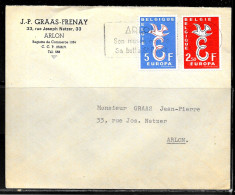 CC125 - BELGIQUE - LETTRE DE ARLON DU 13/09/58 - Brieven En Documenten