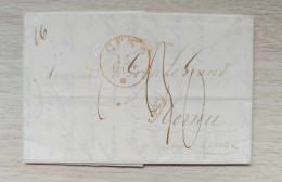 Letter Mailed On October 13th 1829 From Gent To Hornu  - Weight Indication "16" Wigtjes - 1815-1830 (Holländische Periode)
