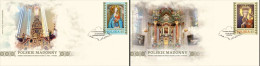 Poland 2022, Polish Madonna, 2val In 2FDC - FDC