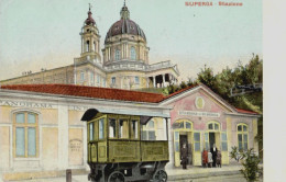 SUPERGA - STAZIONE - 1915 - Transports