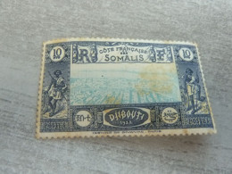 Djibouti - 10f. - Yt 168 - Bleu Foncé Et Turquoise - Neuf Circulé - Année 1938 - - Neufs