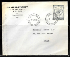 CC122 - BELGIQUE - LETTRE DE CHARLEROI DU 08/04/59 - Covers & Documents