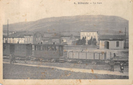 CPA 11 RIBAUTE / LA GARE / TRAIN EN GARE - Altri & Non Classificati