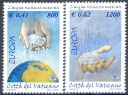 2001 Vaticano, Europa, Serie Completa Nuova (**) - Ongebruikt