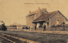 CPA 11 PUICHERIC / GARE ET CHATEAU D'EAU / TRAIN EN GARE - Altri & Non Classificati