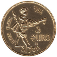 DIJON - EU0030.1 - 3 EURO DES VILLES - Réf: NR - 1996 - Euros De Las Ciudades