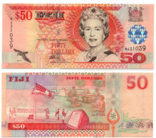 Fiji  50 Dollars 2002 QEII P-108 UNC - Fiji