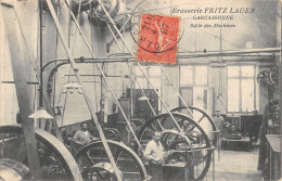 CPA 11 CARCASONNE / BRASSERIE FRITZ LAUER / SALLE DES MACHINES / COMMERCE - Carcassonne