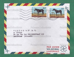 SENEGAL 1972 - Letter / Cover Sent To NETHERLANDS With HORSES Stamps - Horse - As Scan - Horses