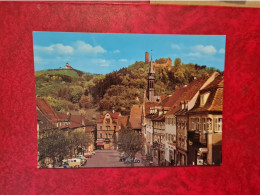 Carte WEINHEIM  BURGSCHENKE WACHENBURG MARKPLATZ - Weinheim