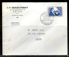 CC117 - BELGIQUE - LETTRE DE ANVERS DU 19/03/59 - Briefe U. Dokumente