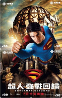 M13023 China Phone Cards Superman Puzzle 100pcs - Cinéma