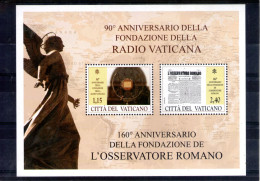 Vatican. Feuillet. 175e Anniversaire De La Fondation De L'osservatore Romano. 2021 - Nuevos