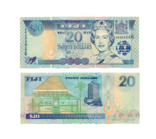 Fiji  20 Dollars 2002 QEII P-107 UNC - Fidschi