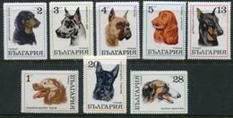 BULGARIA 1970 Dogs LHM / *.  Michel 2021-28 - Unused Stamps