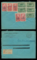 FRC - Ubangui - Shari. 1937. Pointe - Noire / France. Registered Multifkd (10 Stamps) Env. Pointe Noire / Moyen Congo Cd - Otros & Sin Clasificación