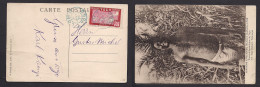FRC - Togo. 1928 (21 Jan) Lome Local Fkd Ppc, Blue Cds. - Other & Unclassified
