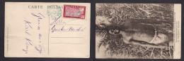 FRC - Togo. 1928 (21 Jan) Lome Local Fkd Ppc, Blue Cds. - Sonstige & Ohne Zuordnung