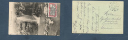 FRC - Togo. 1925 (12 Dec) Lome - Germany, Osnabruck. Revers Single 45c Fkd Photo Ppc. Cascade, Atakpame. - Other & Unclassified