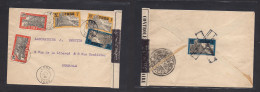 FRC - Togo. 1930 (16 Oct) Lome - Grenoble, France. Multifkd Front + Reverse Censored Envelope Incl Control Cachet. VF. - Andere & Zonder Classificatie