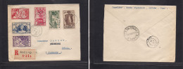 FRC - Togo. 1937 (12 Nov) Paris 1937 Expo Anecho - Camerun, Douala (22 Nov) Registered Multifkd Env. VF Usage, Scarce On - Other & Unclassified