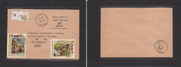 FRC - Togo. FRC Togo - Cover -- 1972 Tsevie To Switz Regist Mult Fkd Env Paintings Christmas. Easy Deal. - Other & Unclassified