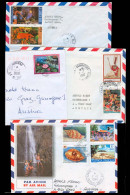 FRC - Tahiti. 1986/2006. Papeete - Austria. 4 Multicolored Fkd Air Envs. VF. Thematics / Shells. - Sonstige & Ohne Zuordnung