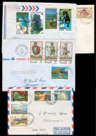 FRC - Tahiti. 1962/85. Papeete - Austria. 4 Nice Multifkd Thematics Env. VF. - Other & Unclassified