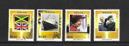 Jamaica 1994 MNH Royal Visit Sg 843/6 - Giamaica (1962-...)