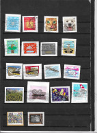 2019  Lot De 18 Timbres Sur Fragments - Verzamelingen