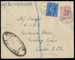 Great Britain - XX. 1948. Widnes / Lancs - Londres. Express Delivery Fkd Env. VF. - ...-1840 Voorlopers